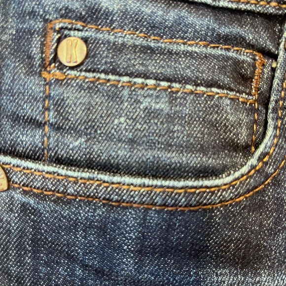 Kut From the Kloth Womens Natalie High Rise Bootcut Denim Dark Blue Jeans Sz 6S - Picture 5 of 12